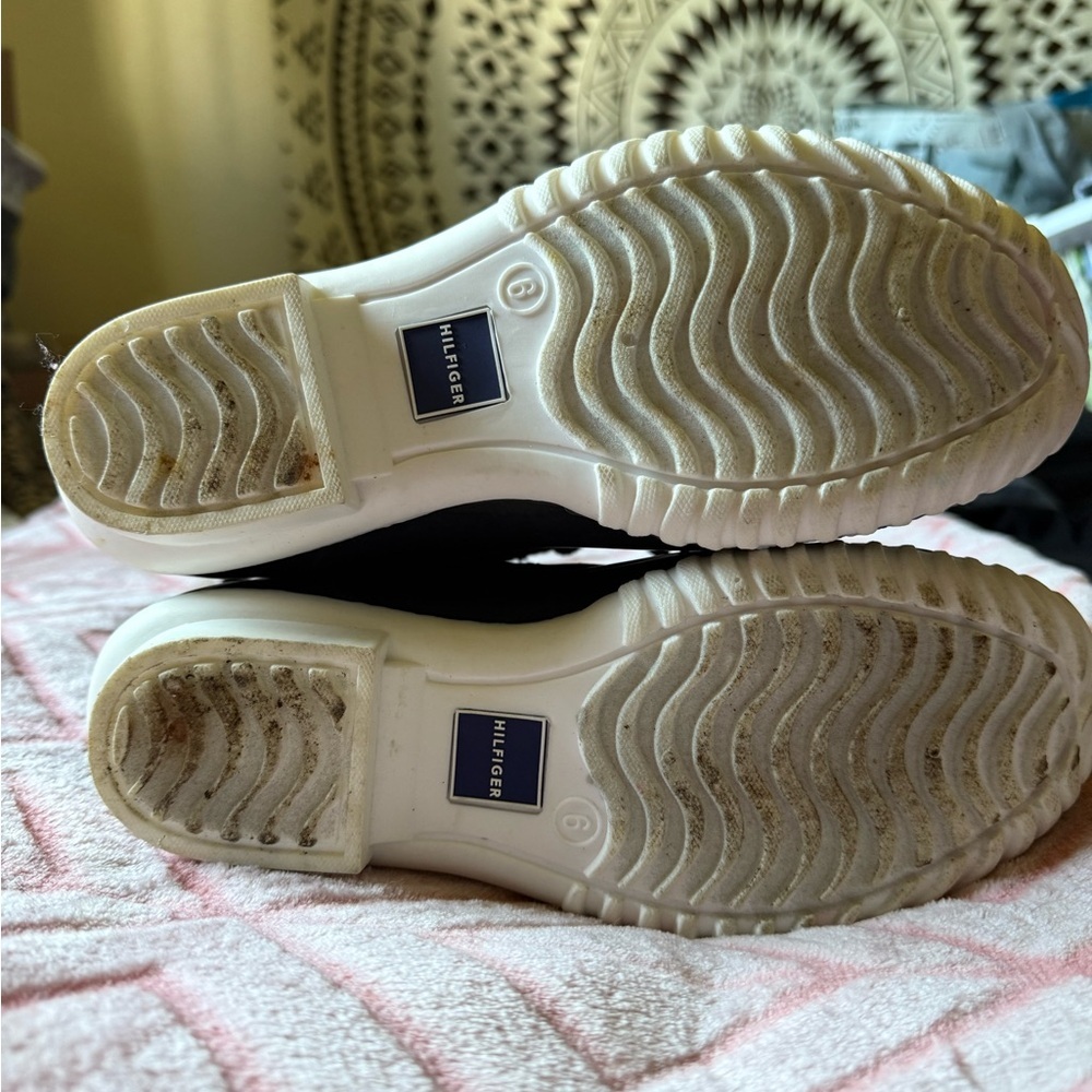 Tommy Hilfiger Kids' Navy and Red Rain Boots - Picture 8 of 13